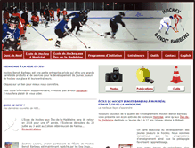 Tablet Screenshot of hockeybbarbeau.com